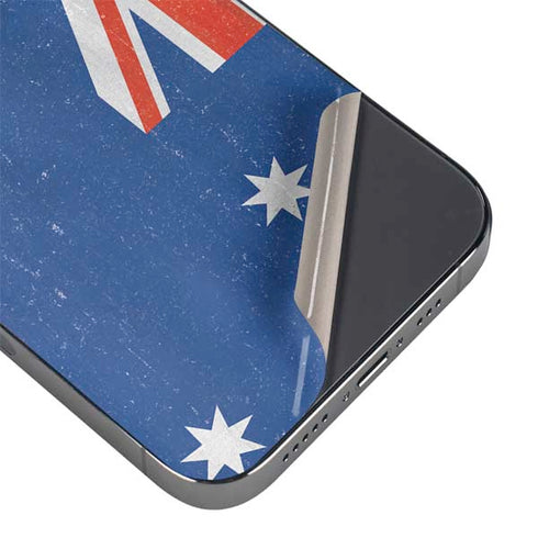 Australia Flag Distressed iPhone 16 Pro Skin